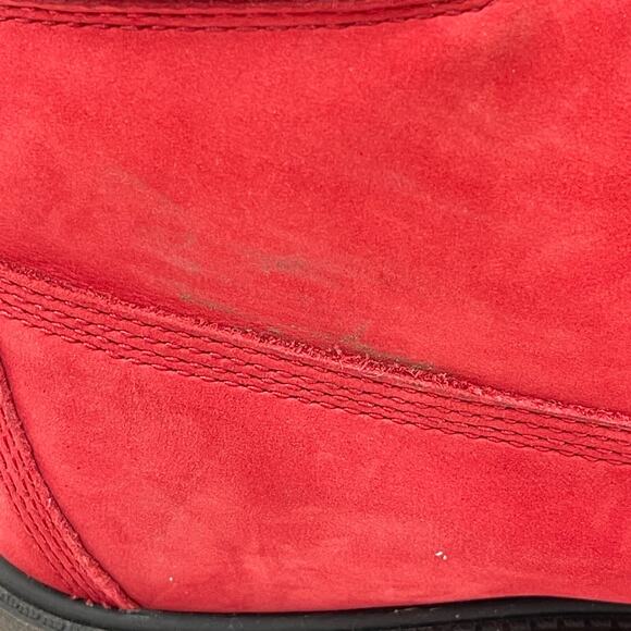 Timberland Premium Boot Primaloft 200g Leather Slip Resistant Red Us Size 6.5 - Picture 14 of 16